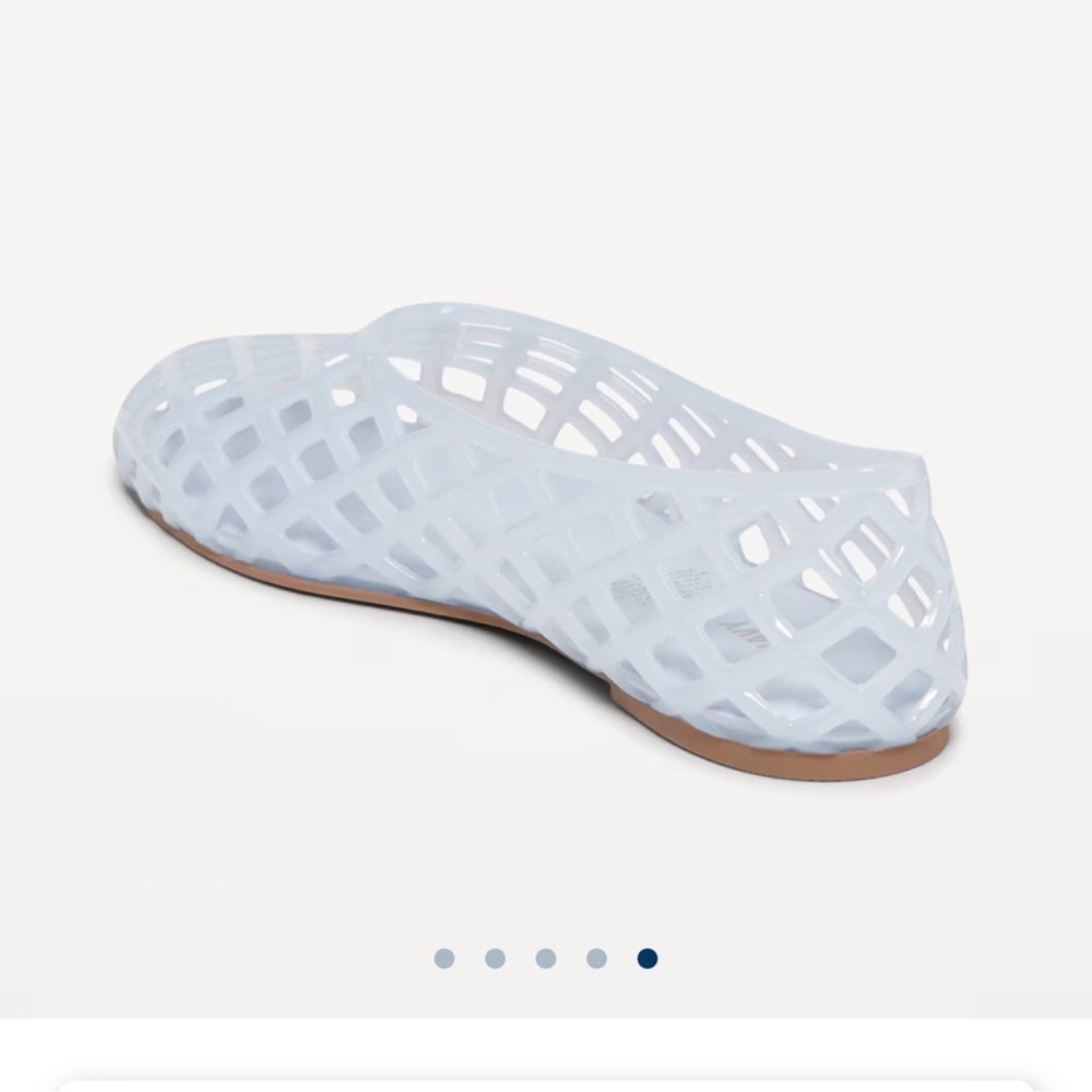 NWT OLD NAVY Jelly Lattice Ballet Flats COLOR CASHMERE BLUE - Picture 4 of 5